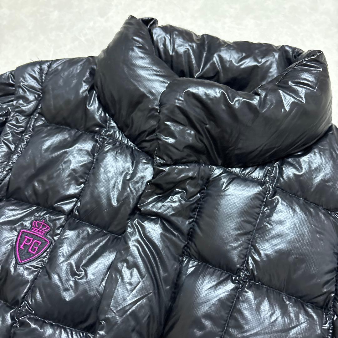 パーリーゲイツ★PERTEX®★袖着脱可能★ダウンジャケット【レディース 0（S