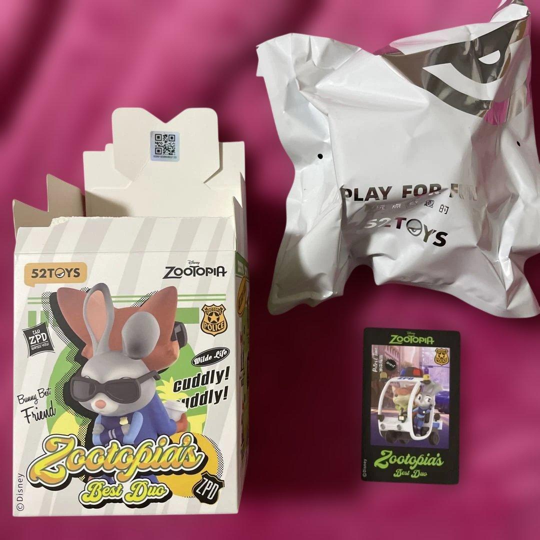 52TOYS ズートピア シークレット ニック ジュディ 国内正規品・内袋未