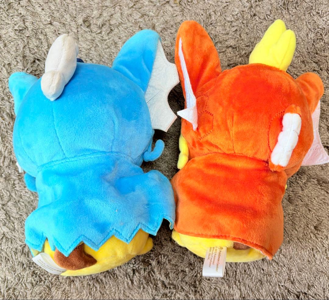 ポケモン ぬいぐるみ ギャラドスごっこ ピカチュウ