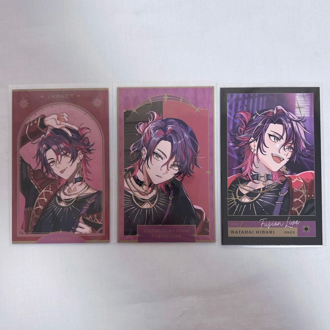 にじさんじ VOLTACTION 渡会雲雀 IMPACT チェキ 3点セット - メルカリ