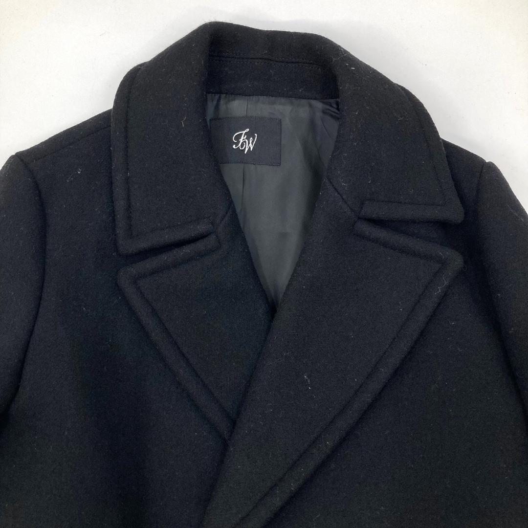FRAMeWORK フレームワーク ダブルチェスターコート 38サイズ ブラック