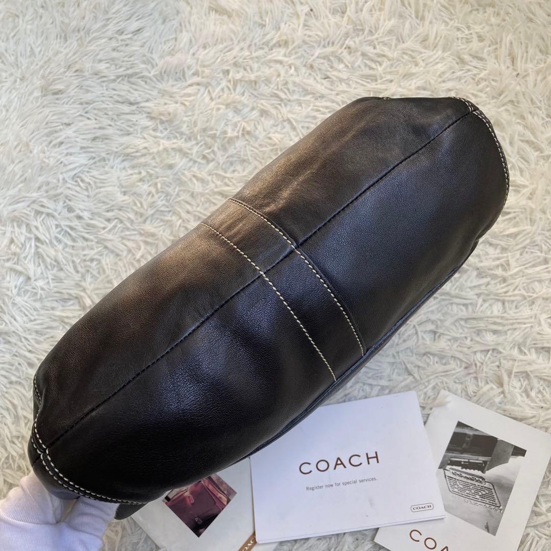 極美品 coach archive vintage old half moon