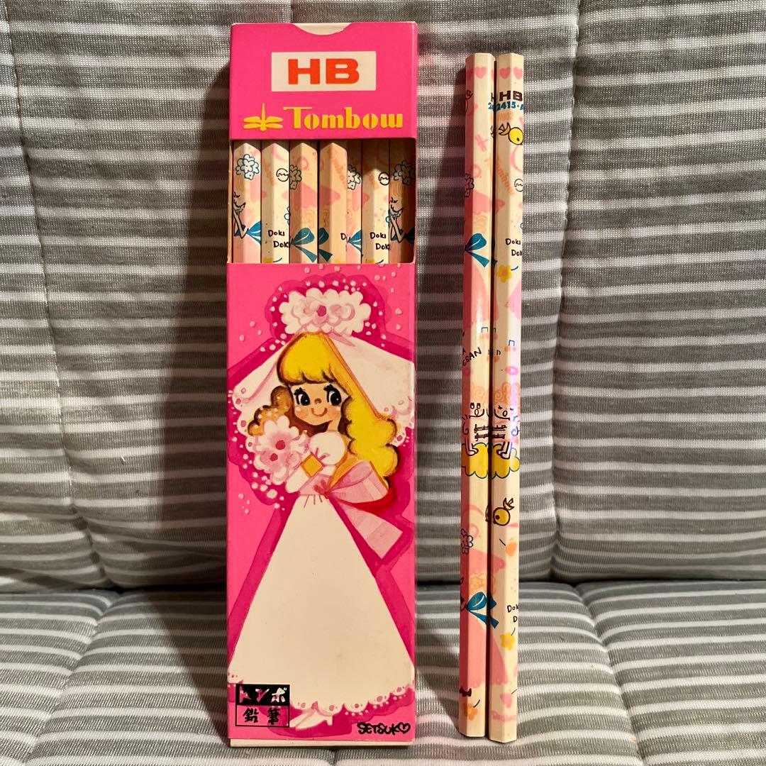 新品未使用 昭和レトロ トンボ鉛筆 田村セツコ HB 鉛筆3ダースセット