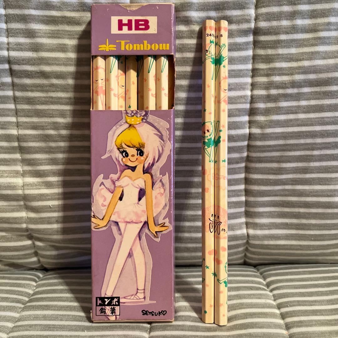 新品未使用 昭和レトロ トンボ鉛筆 田村セツコ HB 鉛筆3ダースセット