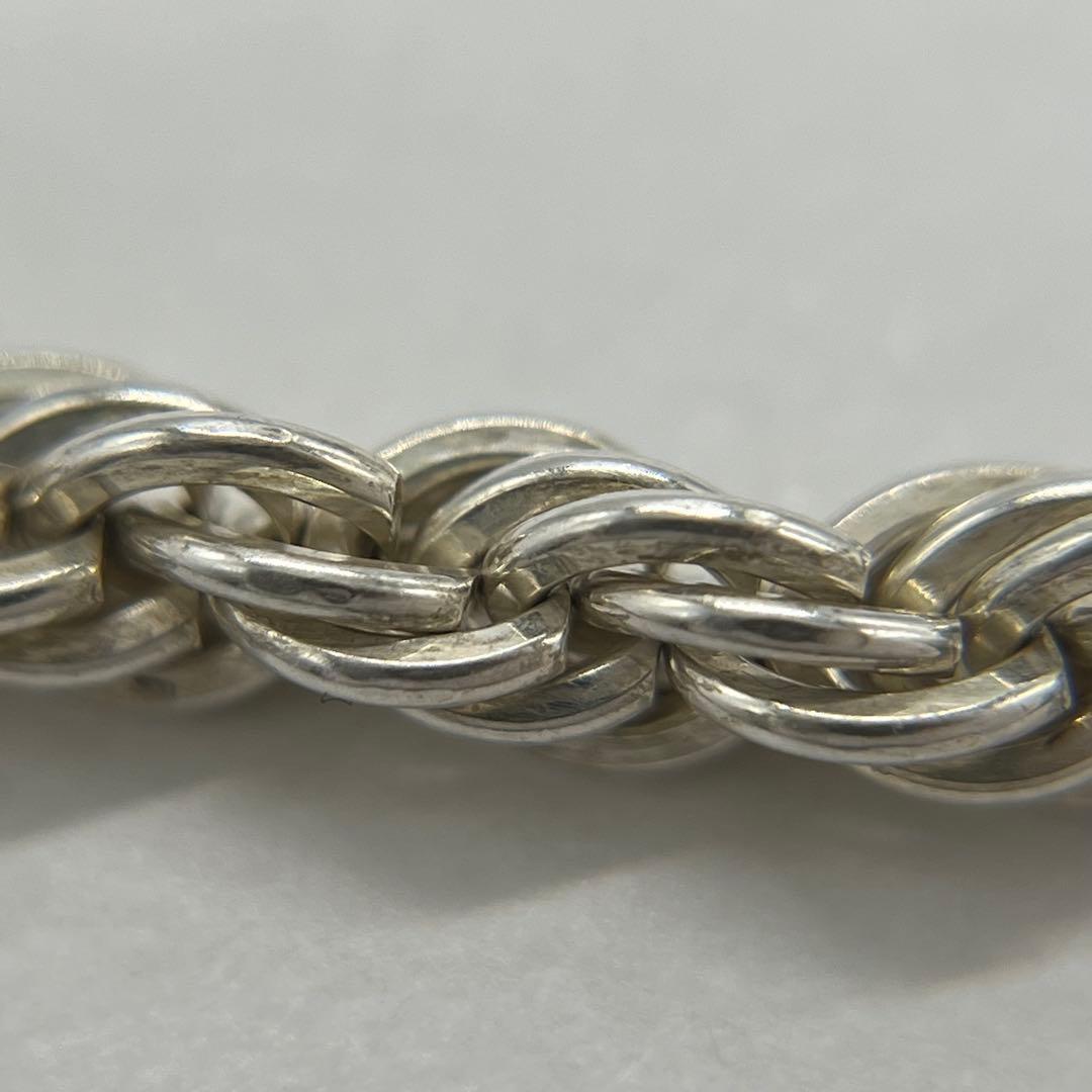 ティファニー TIFFANY ツイストロープ チェーンブレスレット SV925