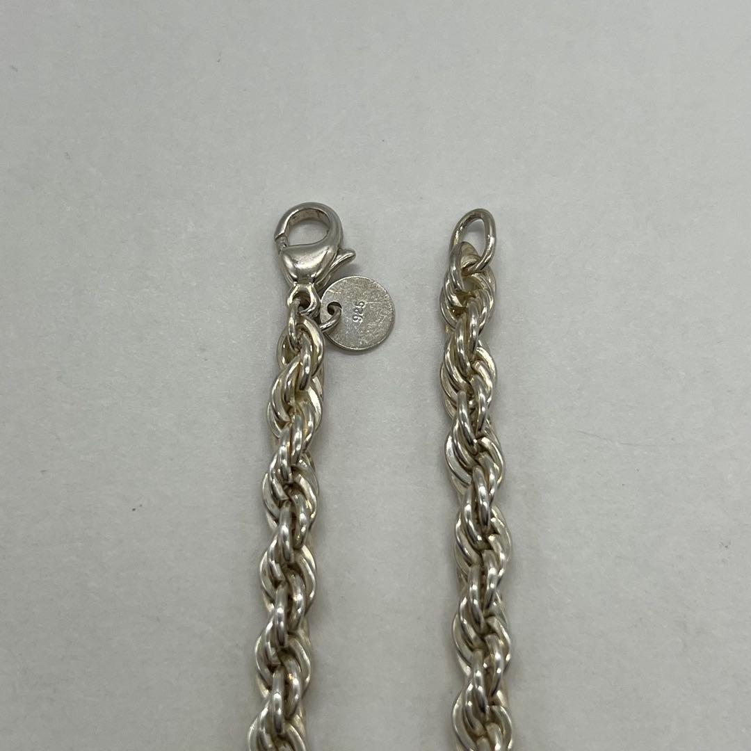 ティファニー TIFFANY ツイストロープ チェーンブレスレット SV925