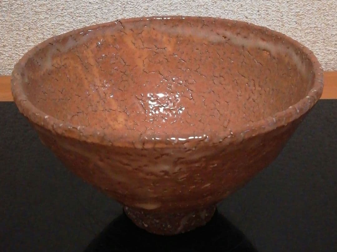 波多野善蔵作 萩焼 茶碗 共箱 共布 茶道具