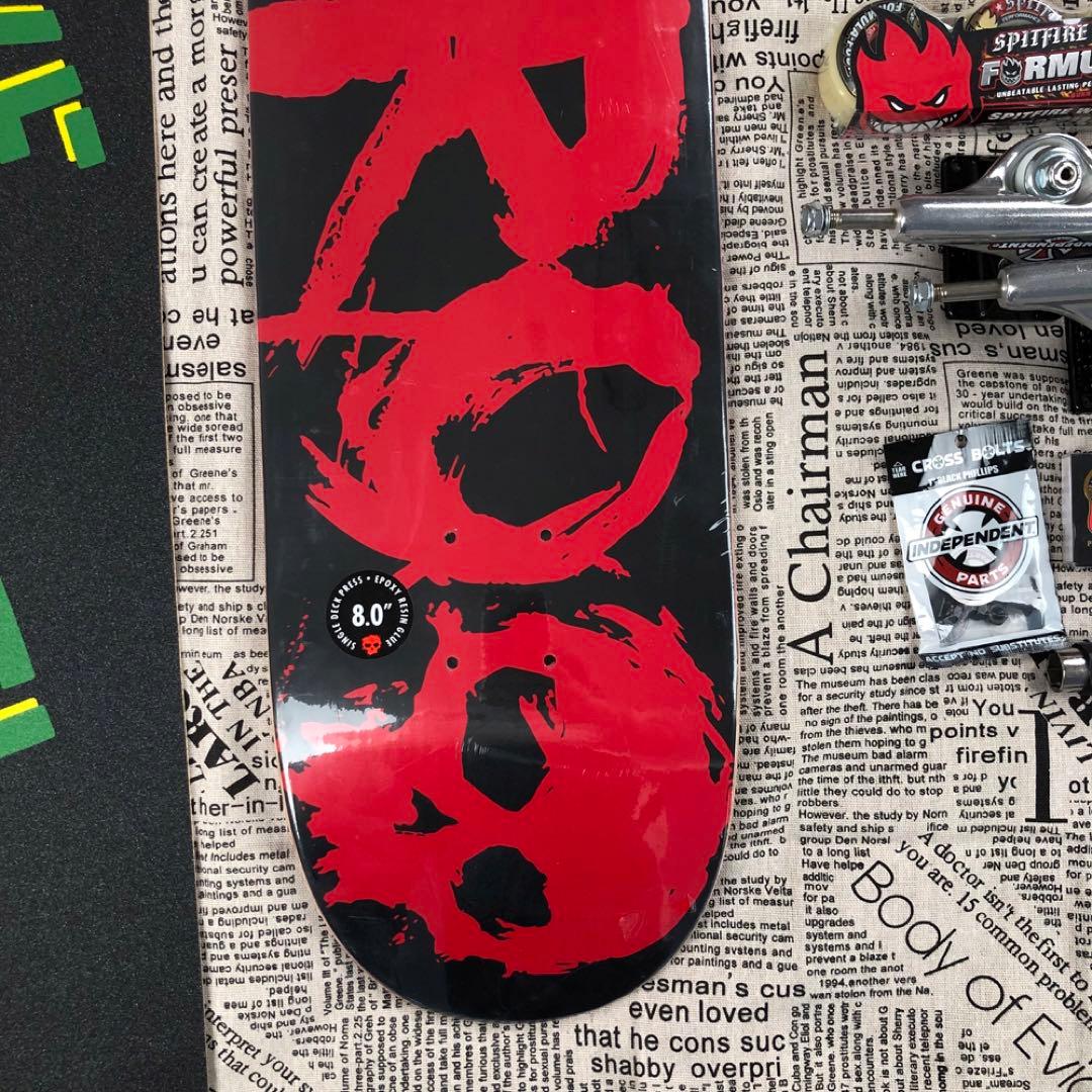 【ZERO】 スケボー デッキデッキ セット 8.0