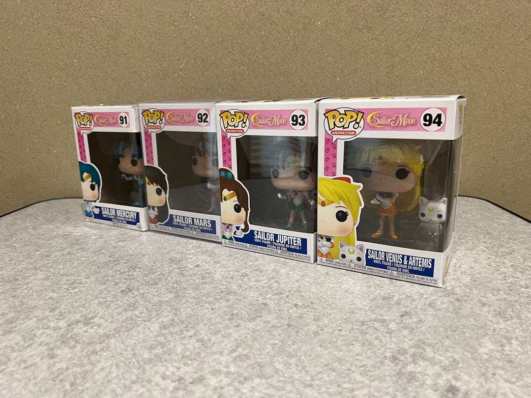 Funko POP】美少女戦士セーラームーン フィギュア 4体SET