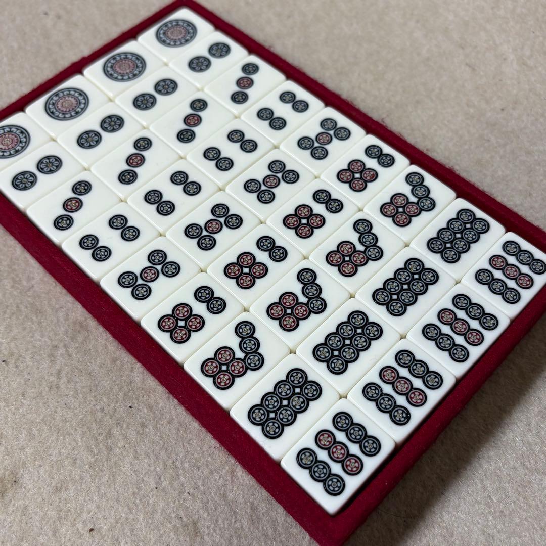 MVC ミズノ丸一 麻雀牌 麻雀 金彩 重量牌 背竹模様 背竹 瑞雲 飛龍