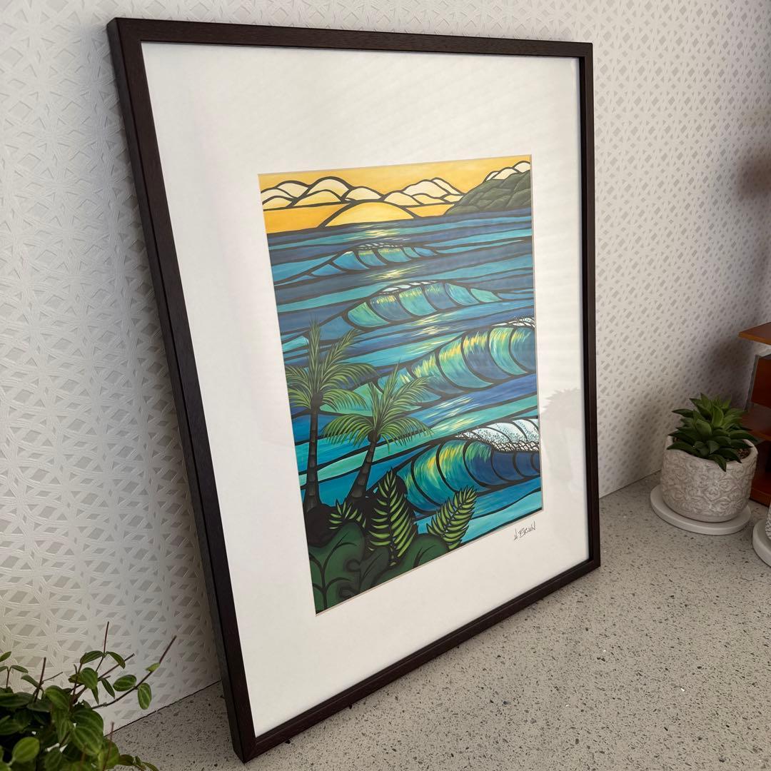 ヘザーブラウン 絵画 アートプリント フレームセット