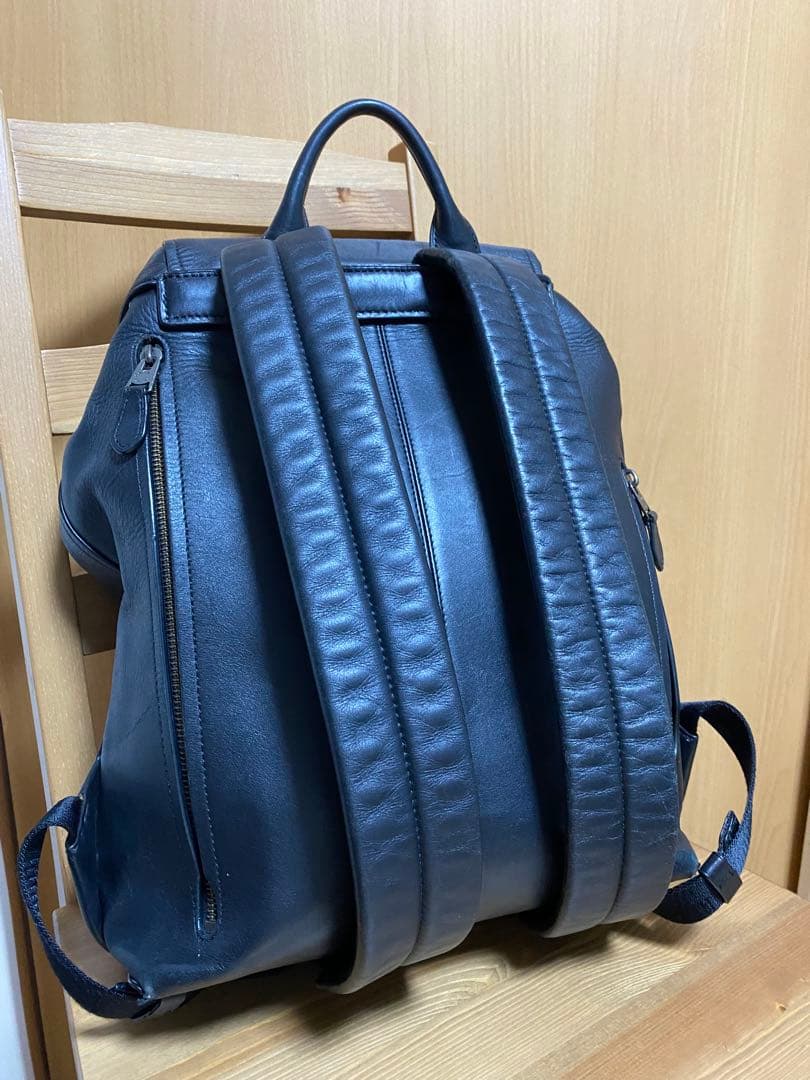 ポ*⭐様 COACH レザー ビジネスバッグ リュック ブラック