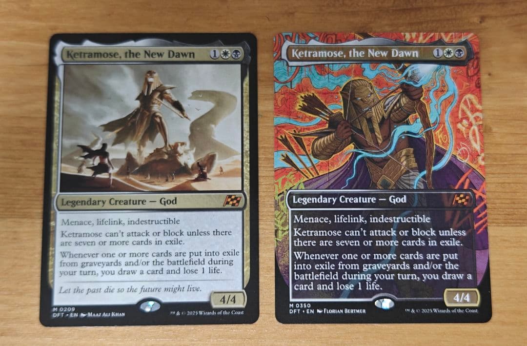 MTG 新たな夜明け、ケトラモーズ　ボーダーレス 2枚 霊気走破 新たな夜明け、ケトラモーズ (Ketramose, the New Dawn) · Aetherdrift