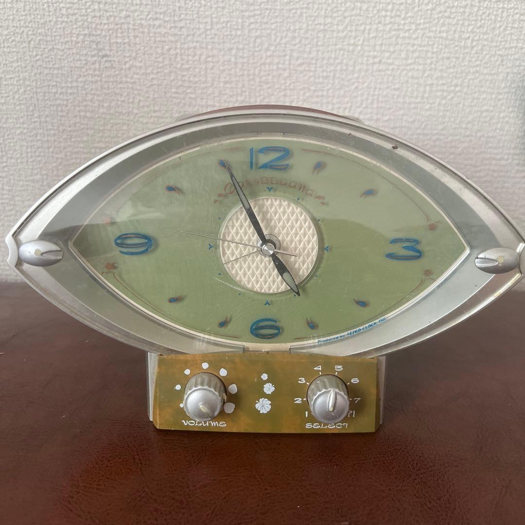 目覚まし時計 セイコー カリビアーナ QM731B レア - メルカリ