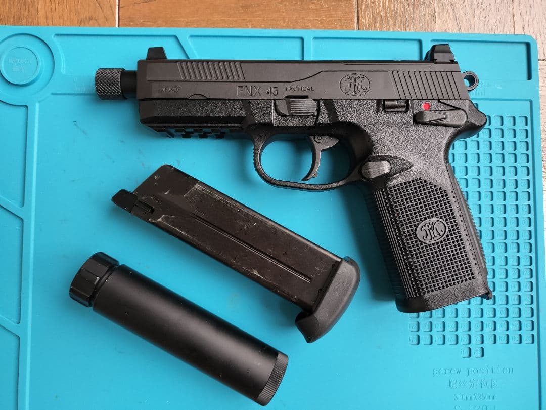 東京マルイ FNX-45 タクティカル ブラック 16mmサイレンサー付き