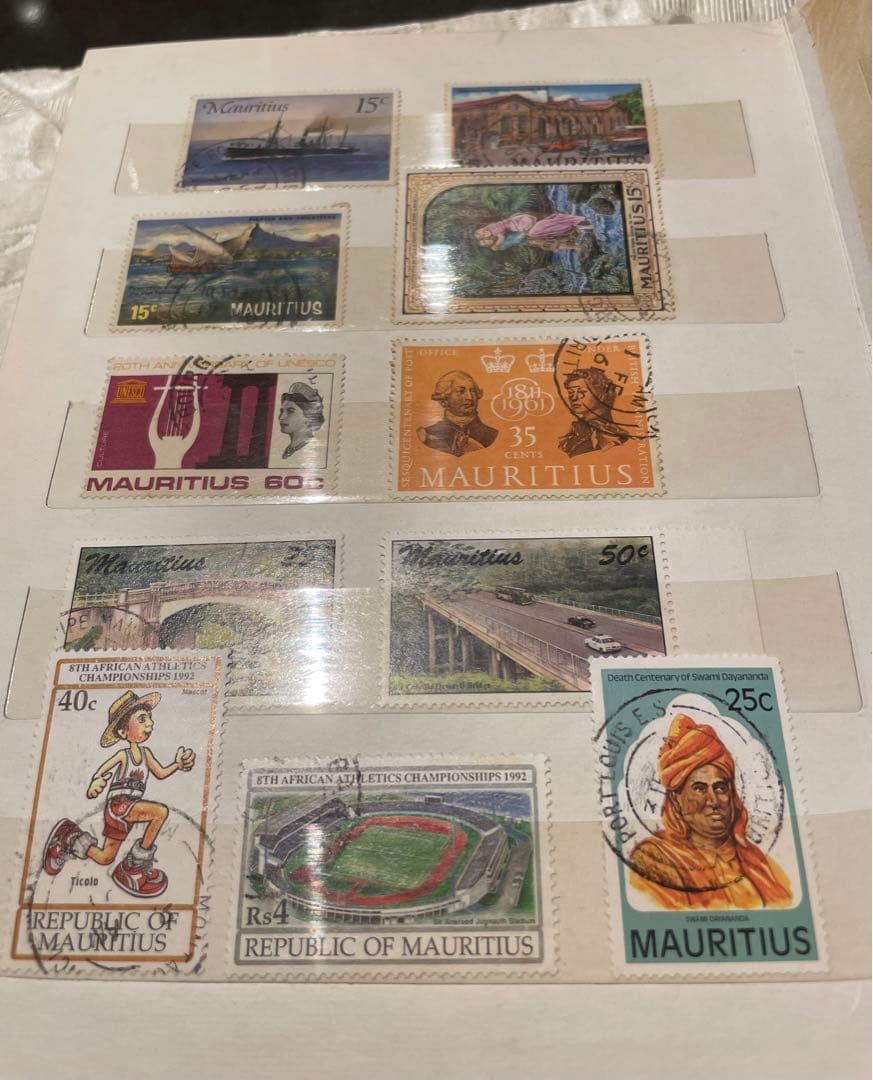 モーリシャス切手 スタンプブック ヴィンテージ