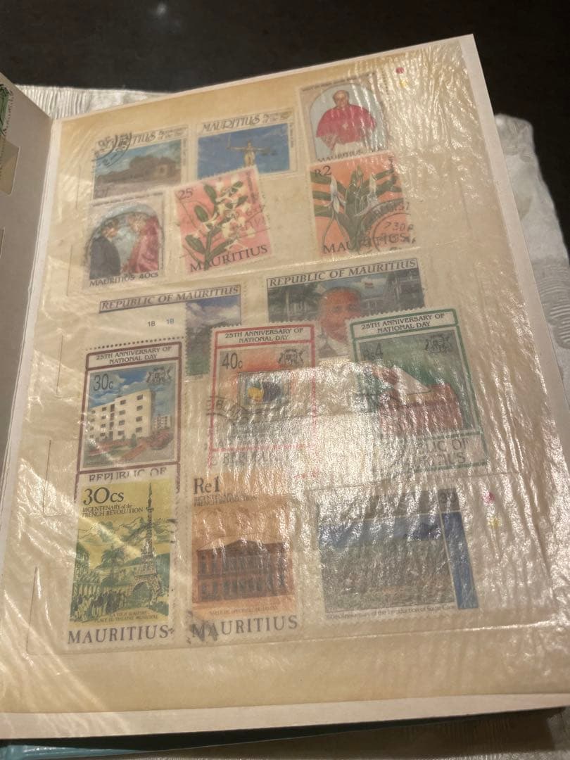 モーリシャス切手 スタンプブック ヴィンテージ