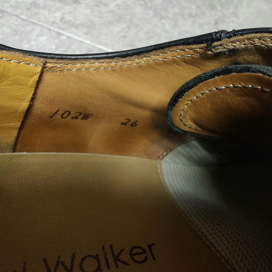 【REGAL】リーガル Uチップレザーシューズ ブラック 日本製 26