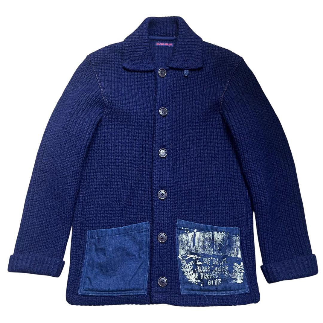 BLUE BLUE 圧縮ニットジャケット キムタク着 ラブジェネ 2 M y2k