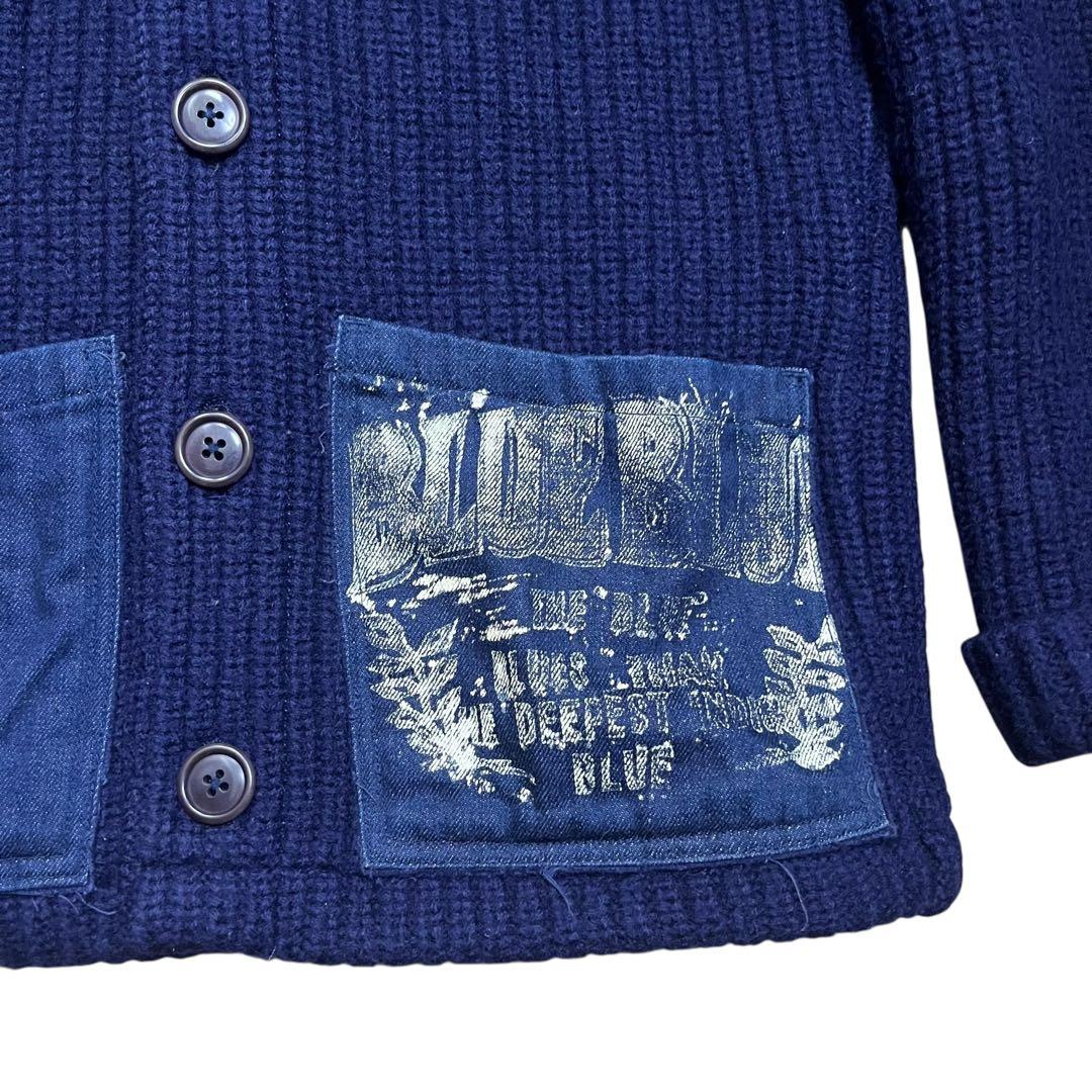 BLUE BLUE 圧縮ニットジャケット キムタク着 ラブジェネ 2 M y2k