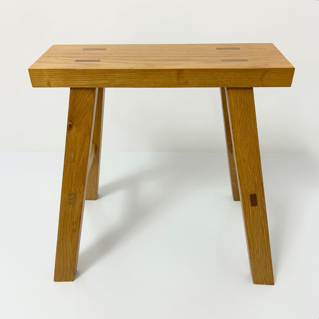 無印良品 MUJI ベンチ オーク材 小 廃盤品 スツール　②