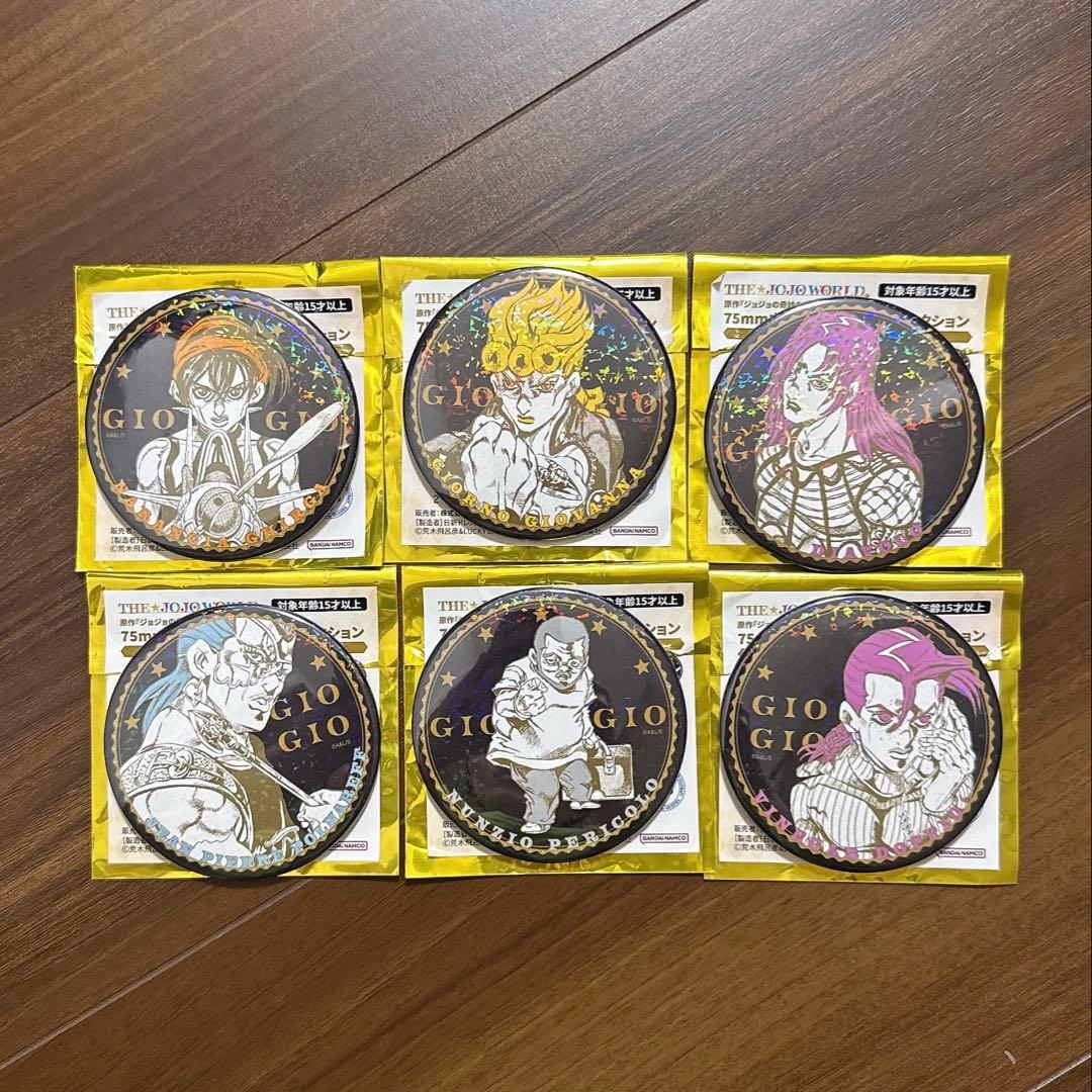 JOJOWORLD ジョジョワールド ホログラム缶バッジコレクション - メルカリ