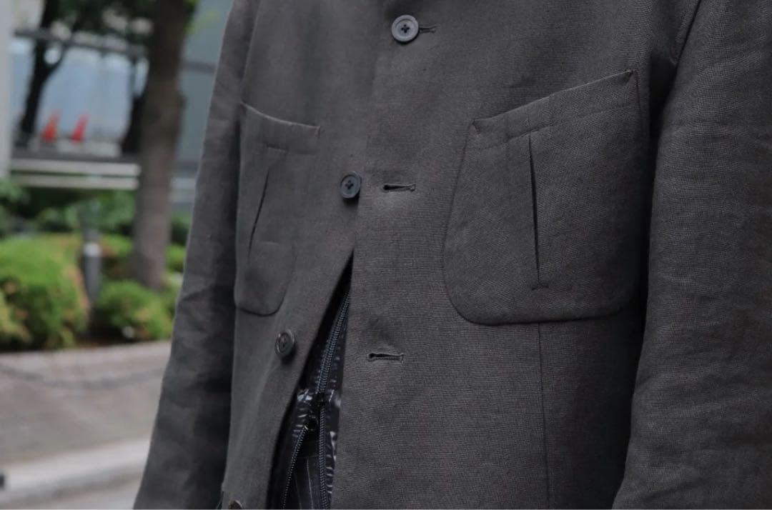 advent Safari linen jacket リネン サファリジャケット