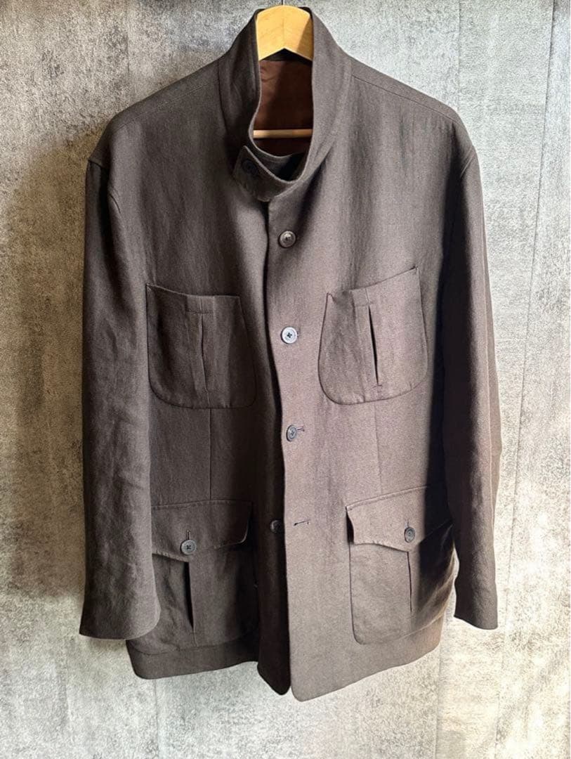 advent Safari linen jacket リネン サファリジャケット
