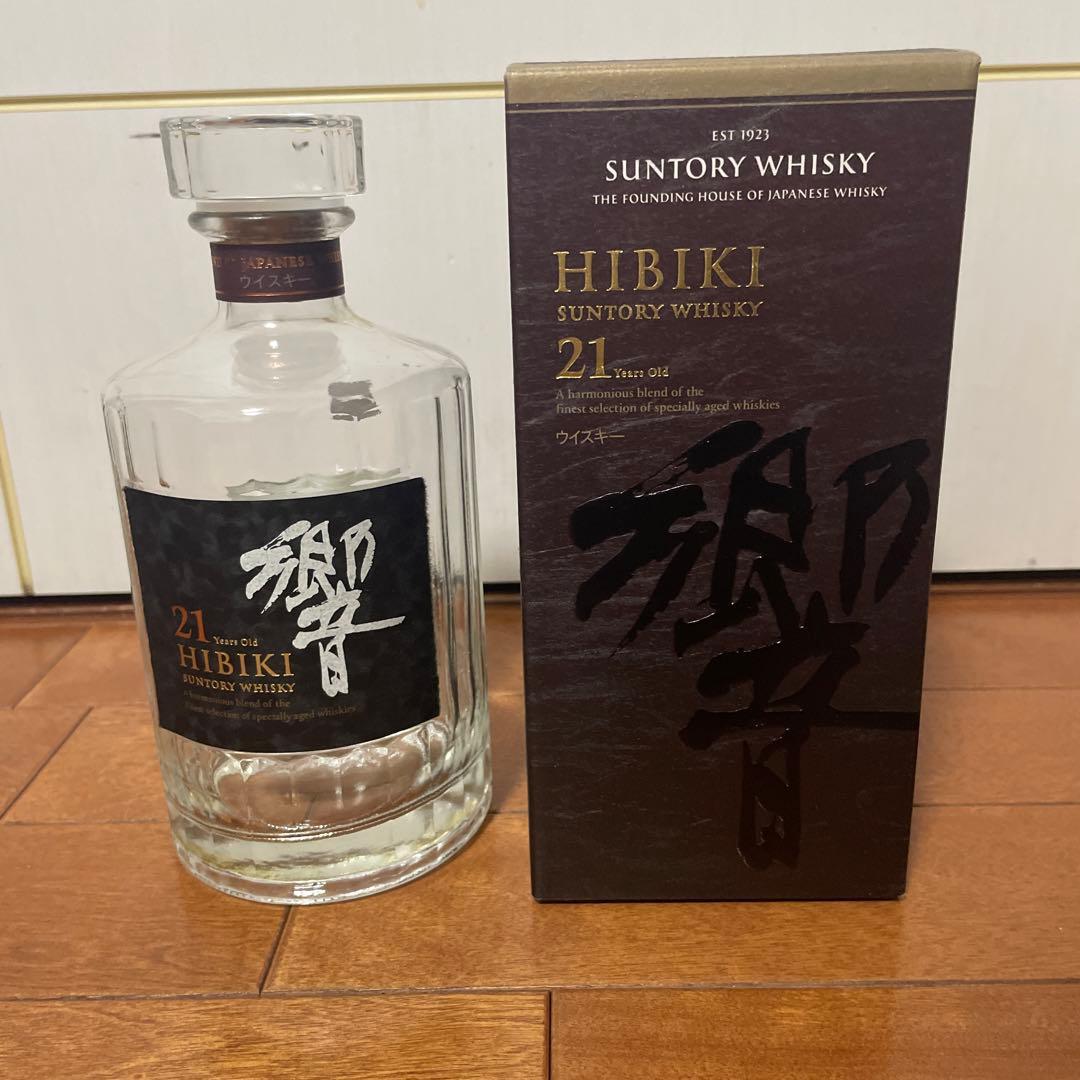 サントリー響21年空瓶箱付き