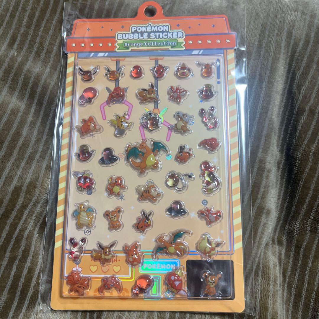 韓国限定 正規品 ポケモン バブルステッカー ボンボンドロップ シール