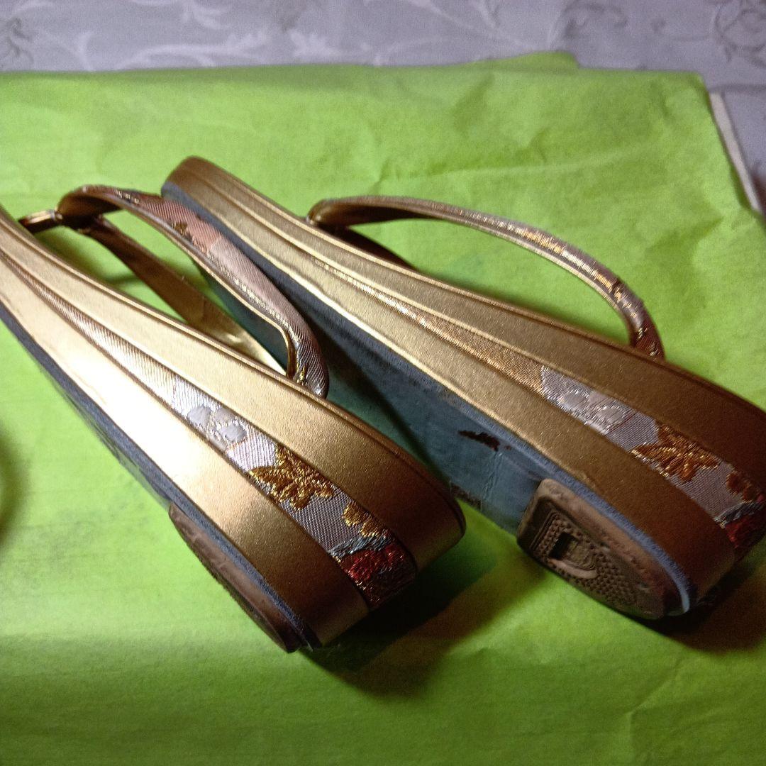 伊と忠　高級和装バッグ、草履セット　お値下