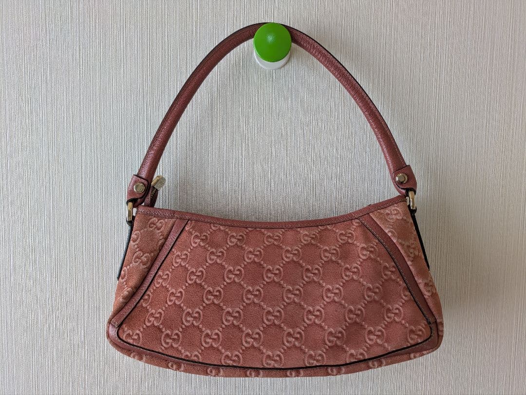 GUCCI シマ　アビー　モノグラム ショルダーバッグ ピンク