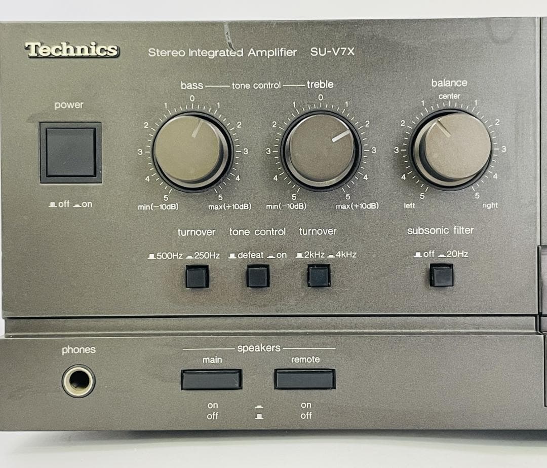 希少動作品】Technics SU-V7X インテグレーテッドアンプ