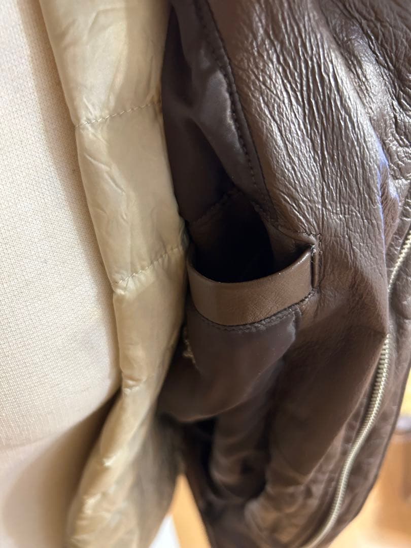 BOSS COFFEE レザージャケット Lサイズ A2フライトジャケットタイプ