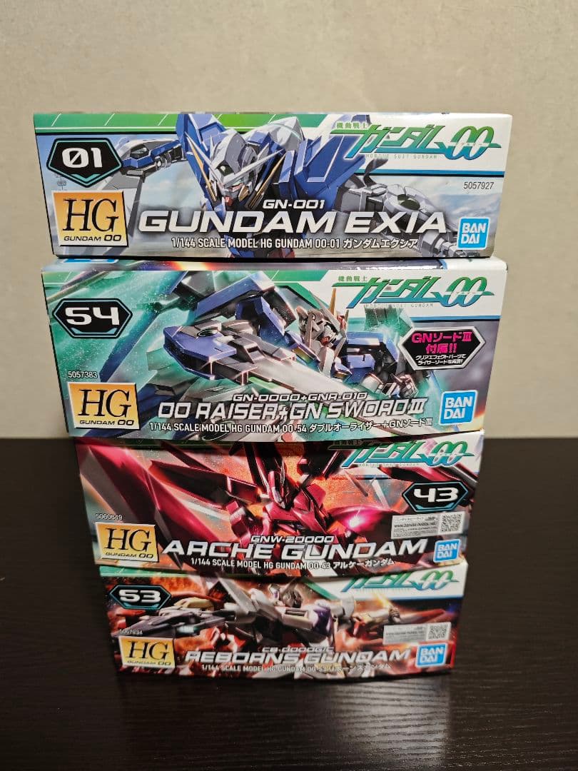 ガンプラ4点まとめ売り『ガンダム00シリーズ』