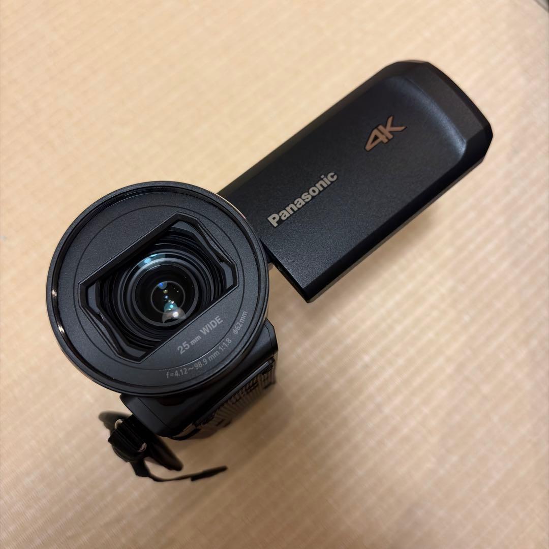 【美品】Panasonic HC-VX3 4Kビデオカメラ　ブラック