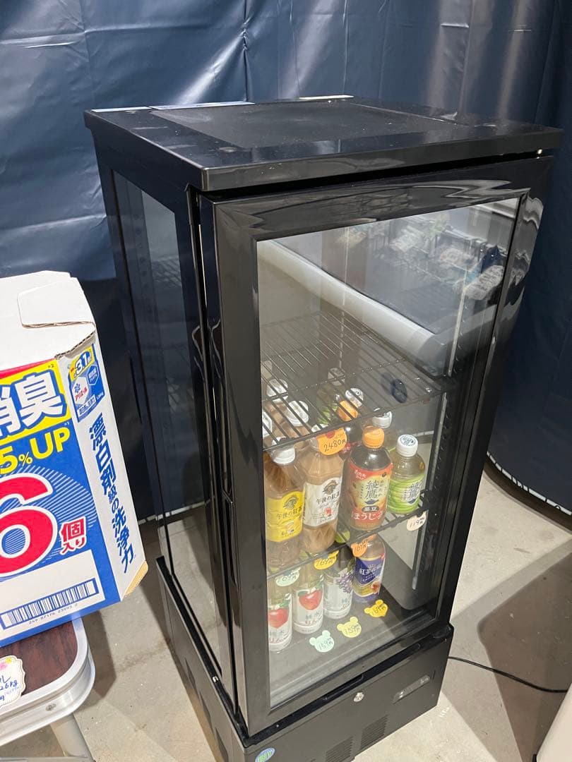 引取希望・配送相談】 4面ガラス冷蔵ショーケース 【RITS-290】⬛︎