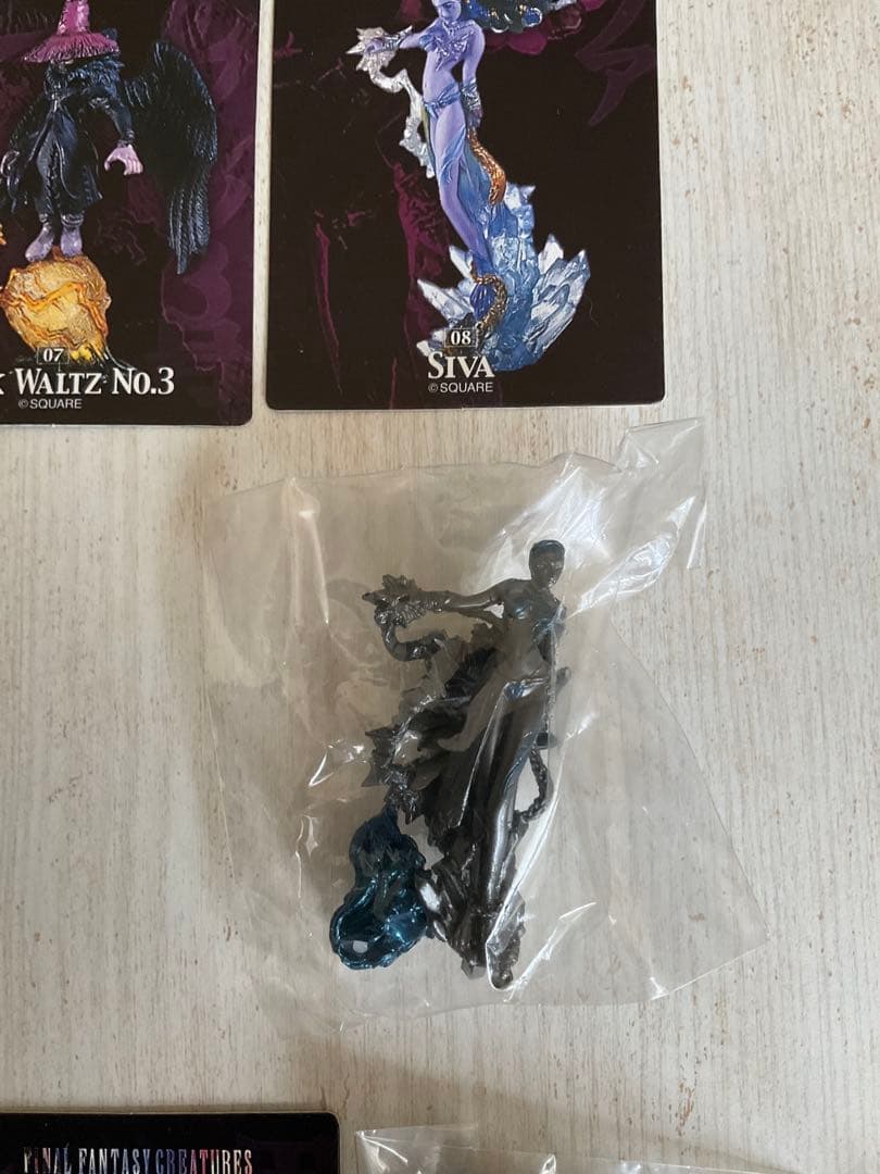 FF クリーチャーズ　フィギュア　メタリックバージョン9個セット