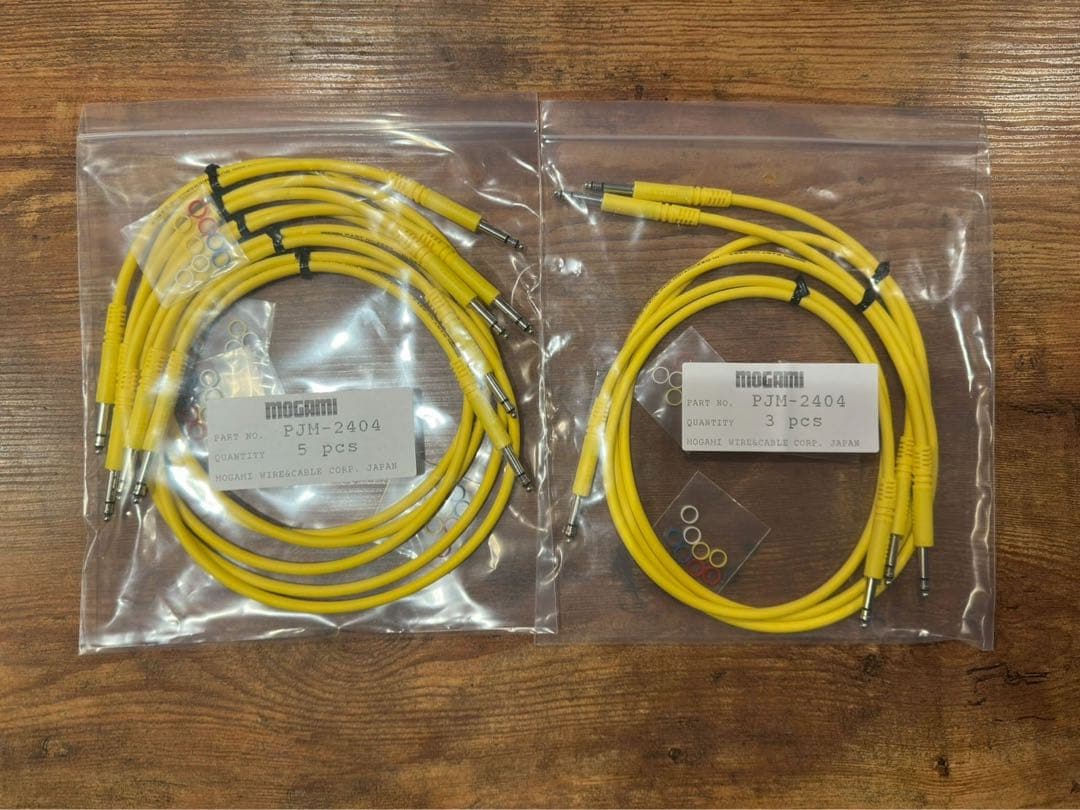 MOGAMI PJM36 ケーブルセット 40本　5色