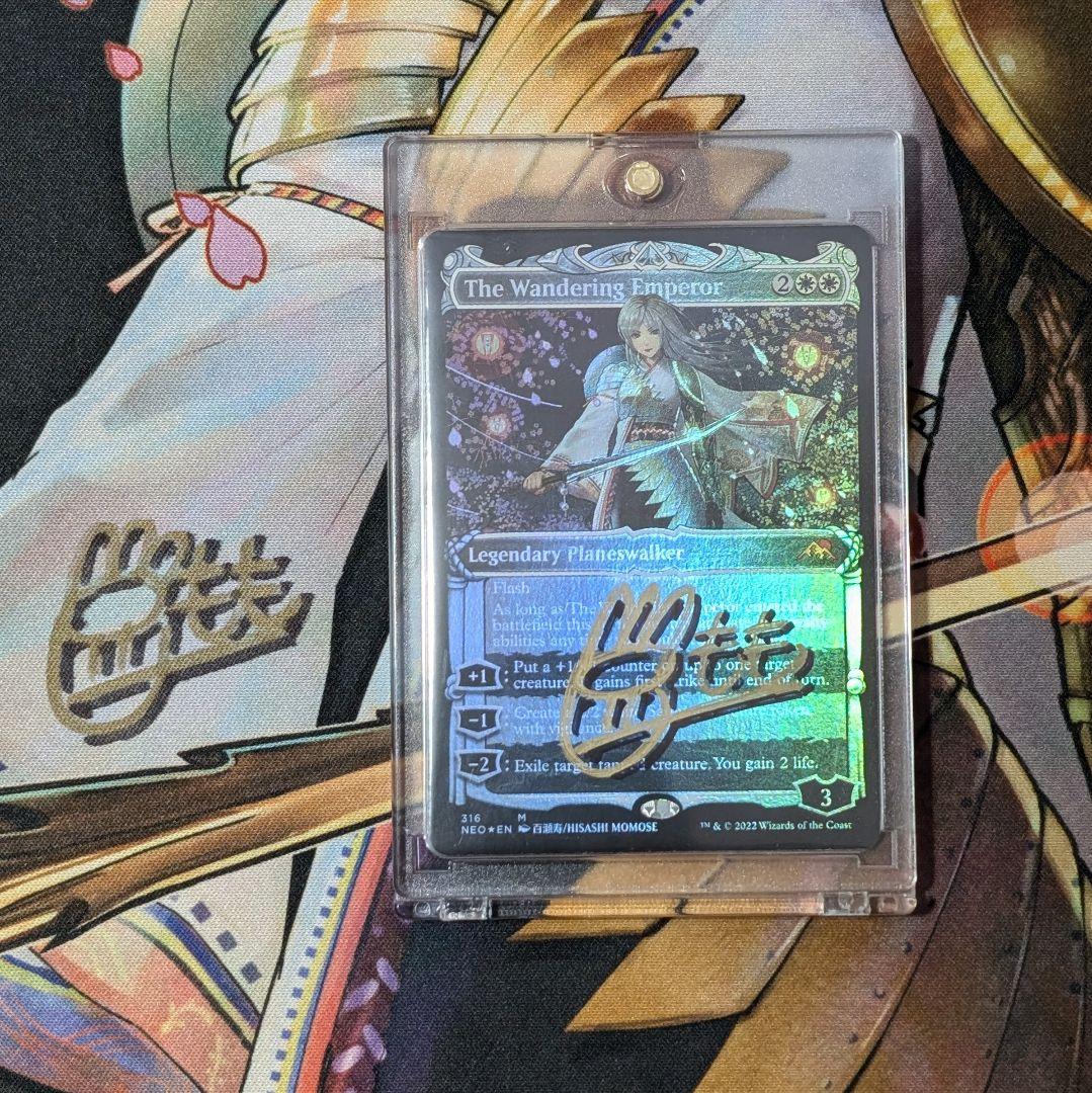 【未使用】MTG　放浪皇　プレイマット　シングルカード　セット