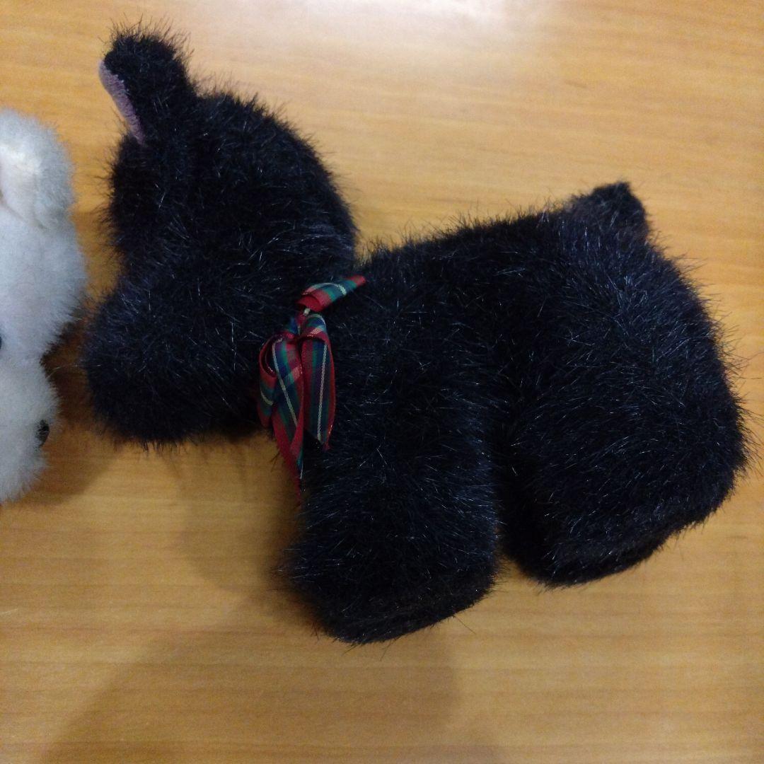 吉徳ぬいぐるみ　犬　テリア　子犬　ペア　レトロ