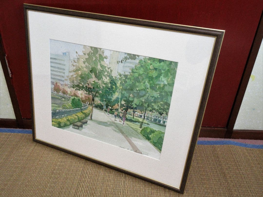 水彩画「横浜ミナトミライ」