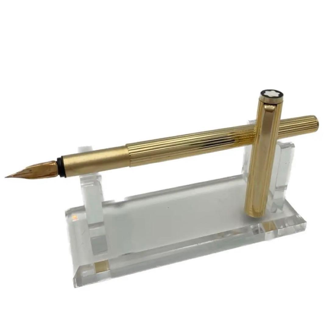 MONT BLANC モンブラン 万年筆 585 ゴールドカラー GERMANY