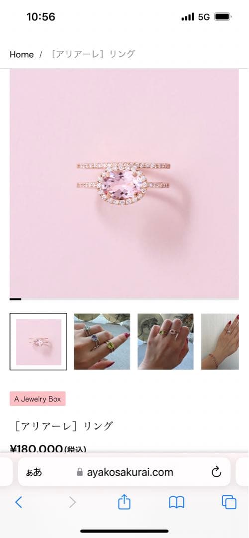 櫻井彩子さん購入　アリアーレ