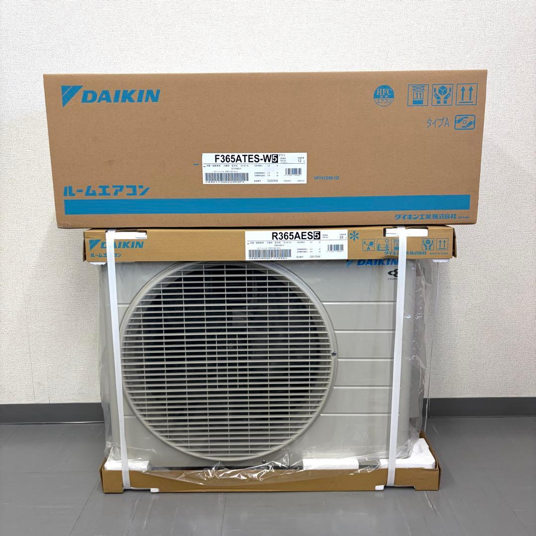 新品未開封】ダイキン ルームエアコン F365ATES-W5+R365AES5