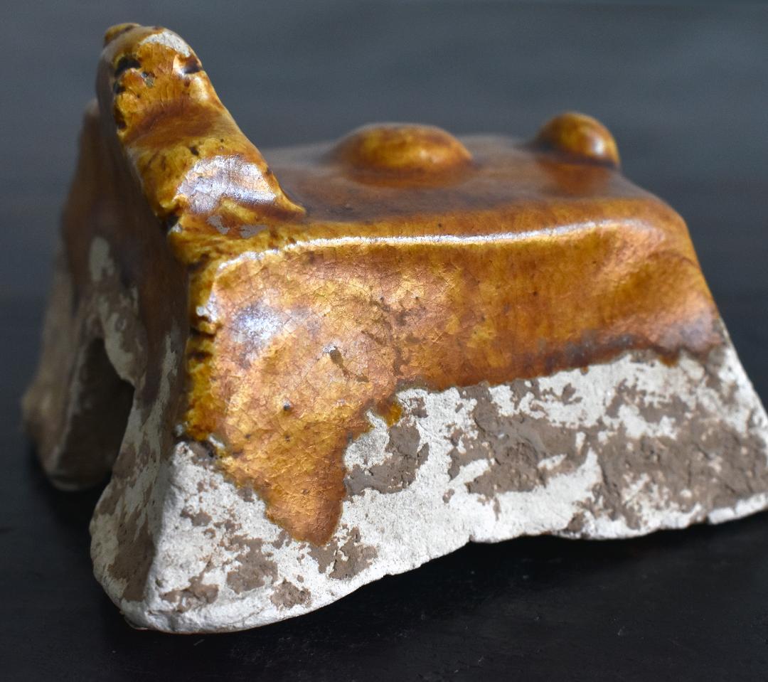 7～9世紀 唐時代 中国 唐三彩 ミニチュア 窯 /出土/古玩/漢/明/元/陶器