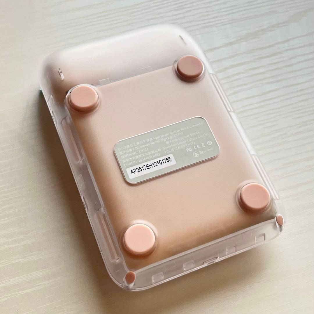 新品未使用 lofree 光る電卓 テンキー 韓国 貯金 バインダー EH121