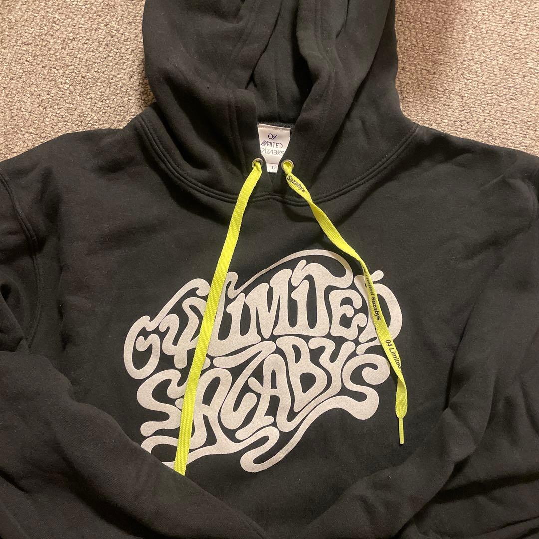 04 Limited Sazabys フォーリミ パーカー Lサイズ ブラック - メルカリ