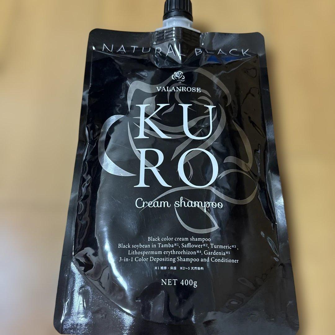 VRクロクリームシャンプー ナチュラルブラッくク400g - メルカリ