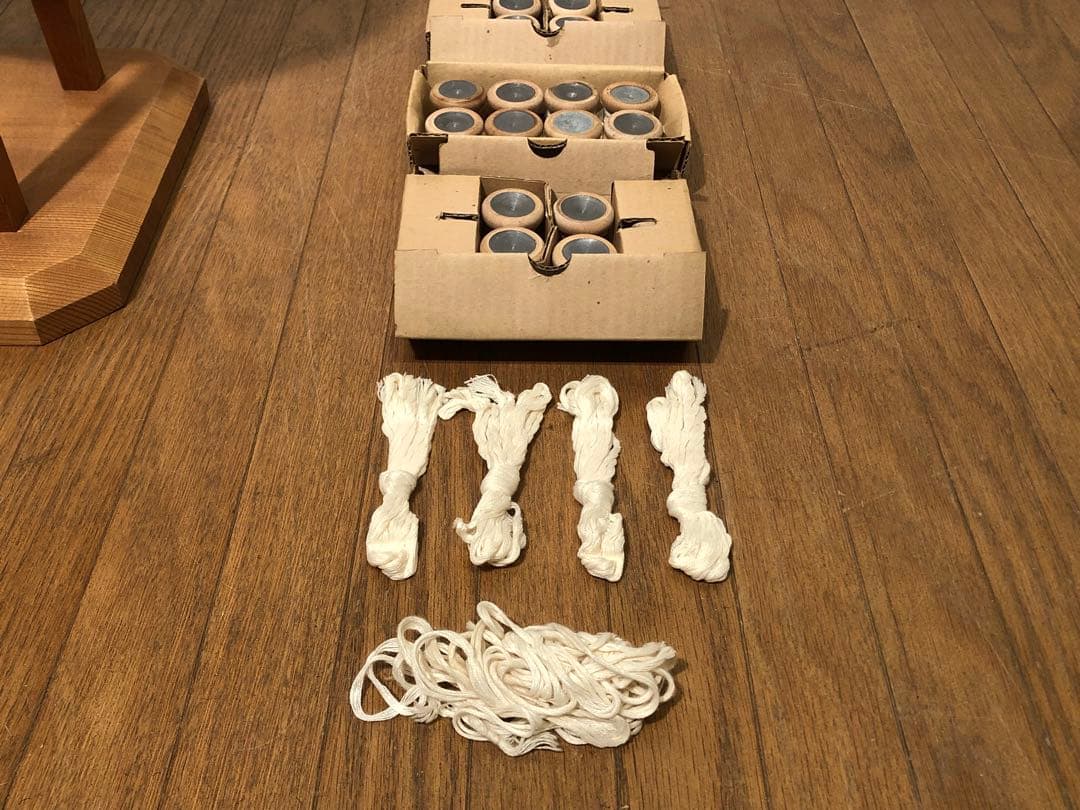 雅流 組紐台 丸台 組台 おもり 糸付き 組紐道具 無垢材 ③